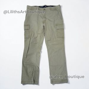 Roundtree & Yorke Mens Core Comfort Cotton Stretch Cargo Pants 38x32 (D033)